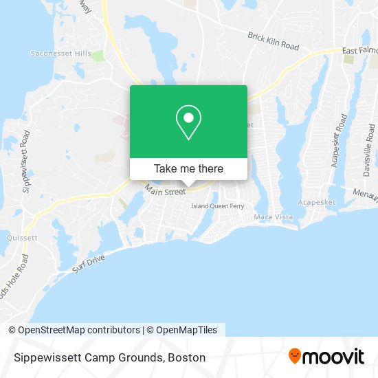 Sippewissett Camp Grounds map