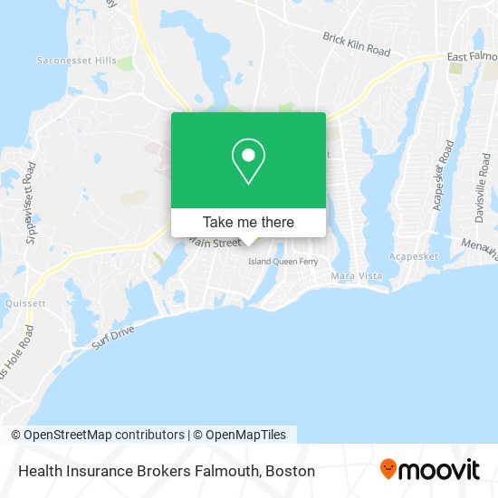 Mapa de Health Insurance Brokers Falmouth