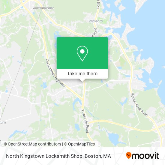 Mapa de North Kingstown Locksmith Shop