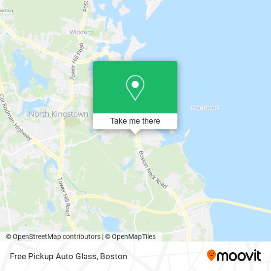 Free Pickup Auto Glass map