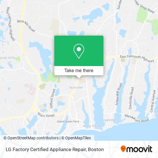 Mapa de LG Factory Certified Appliance Repair
