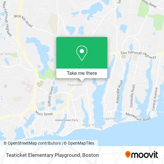 Teaticket Elementary Playground map