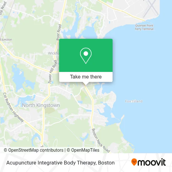 Acupuncture Integrative Body Therapy map