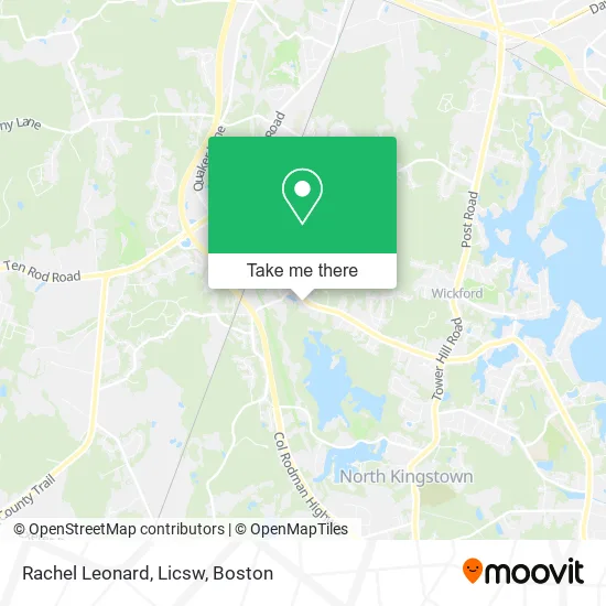 Mapa de Rachel Leonard, Licsw