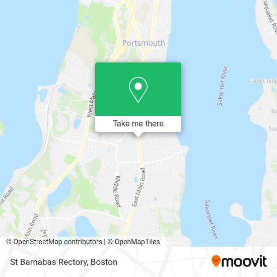 St Barnabas Rectory map