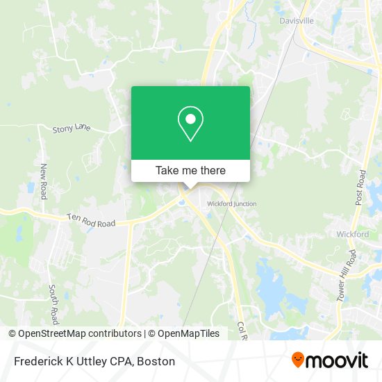 Frederick K Uttley CPA map