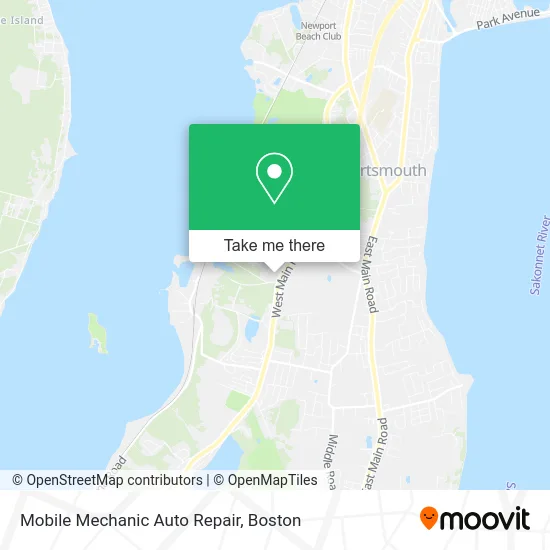 Mobile Mechanic Auto Repair map