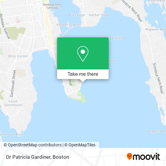 Dr Patricia Gardiner map