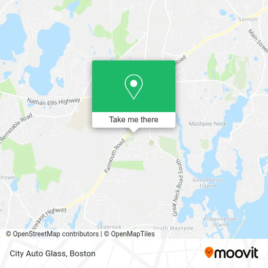 City Auto Glass map