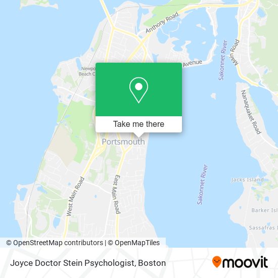 Joyce Doctor Stein Psychologist map