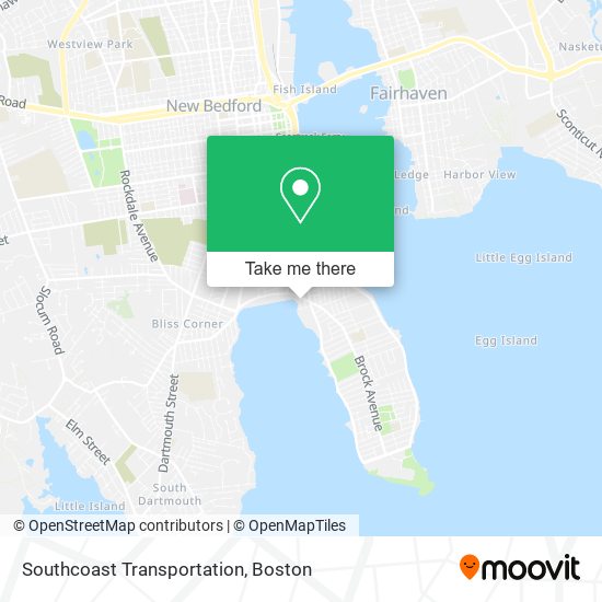 Mapa de Southcoast Transportation