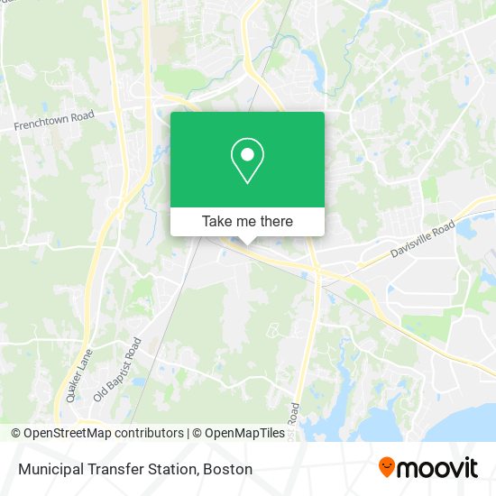 Municipal Transfer Station map