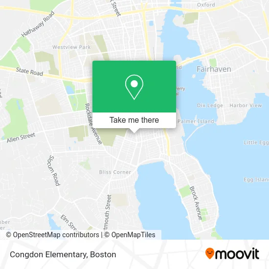 Congdon Elementary map