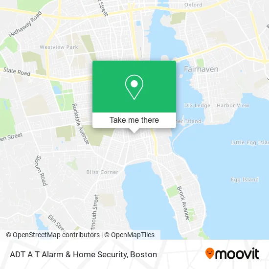 ADT A T Alarm & Home Security map