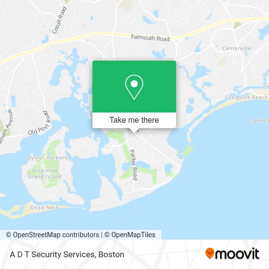 A D T Security Services map