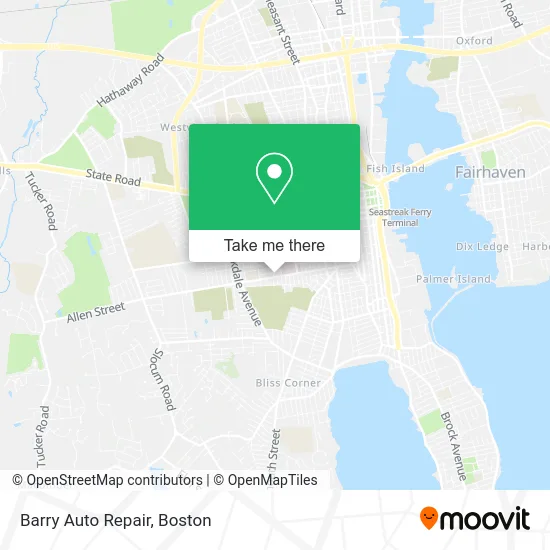 Barry Auto Repair map