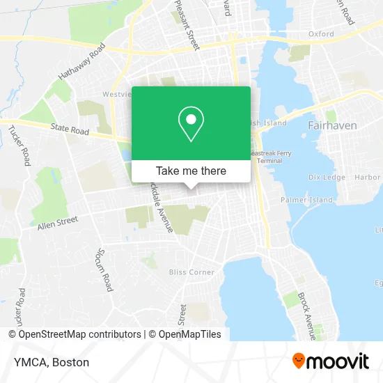 YMCA map
