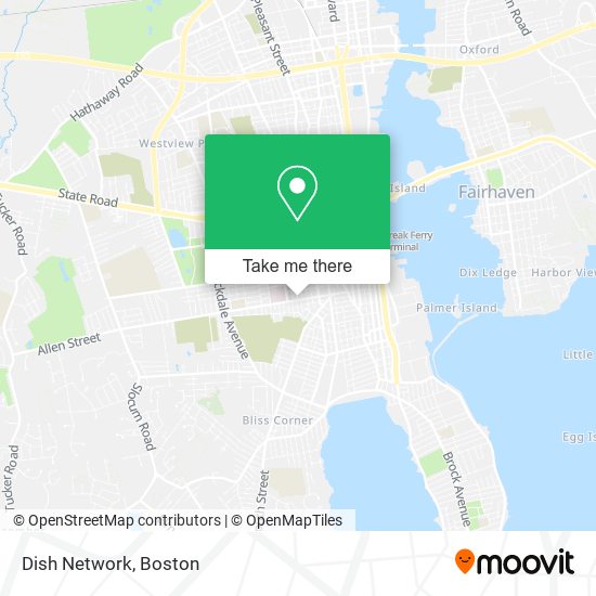Mapa de Dish Network