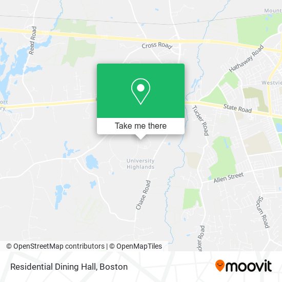 Residential Dining Hall map