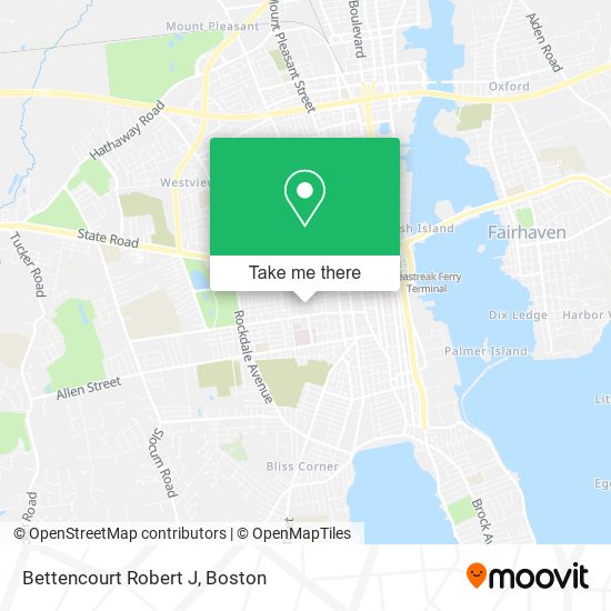 Mapa de Bettencourt Robert J