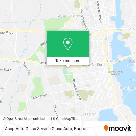 Mapa de Asap Auto Glass Service Glass Auto