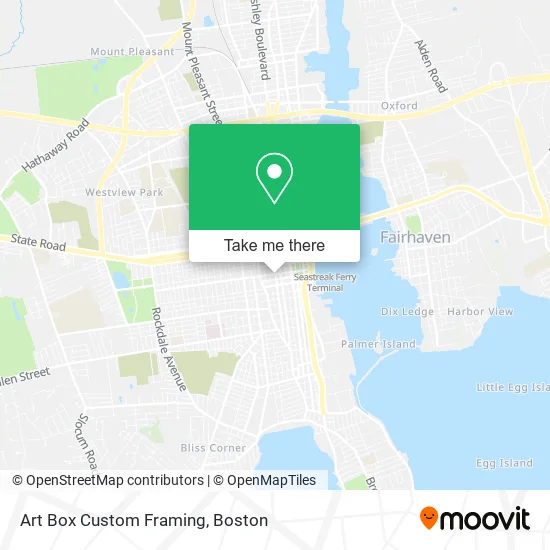 Art Box Custom Framing map