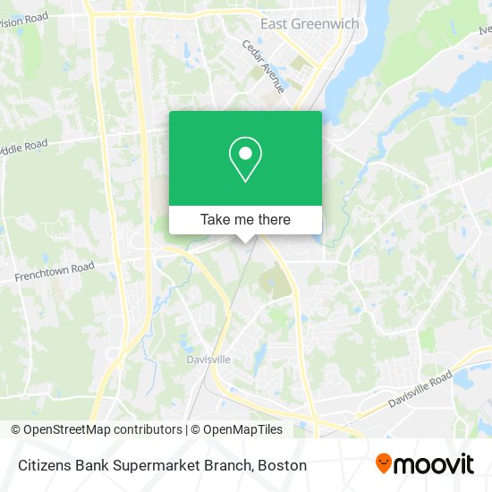Mapa de Citizens Bank Supermarket Branch