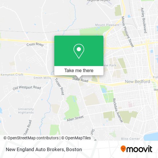 New England Auto Brokers map