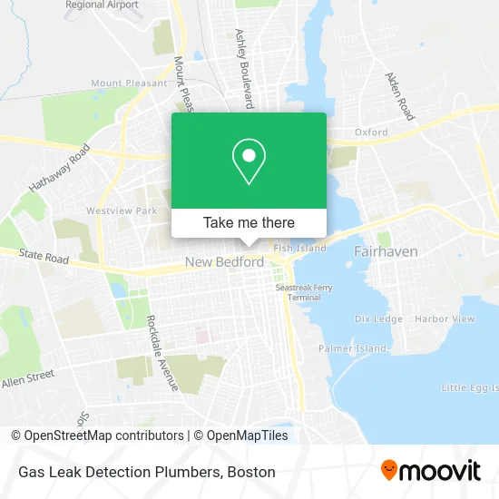 Gas Leak Detection Plumbers map
