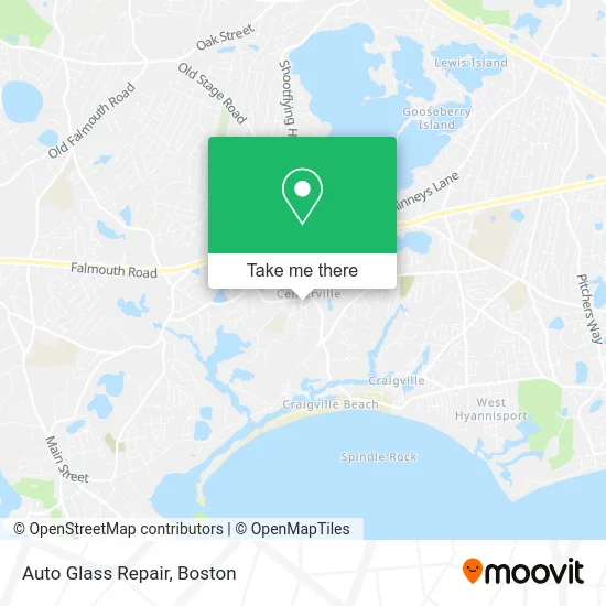 Auto Glass Repair map