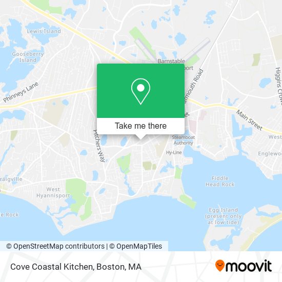 Mapa de Cove Coastal Kitchen