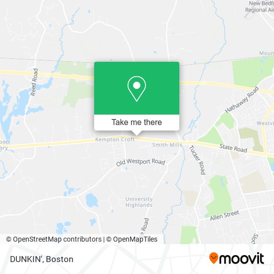 DUNKIN' map