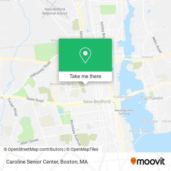 Mapa de Caroline Senior Center