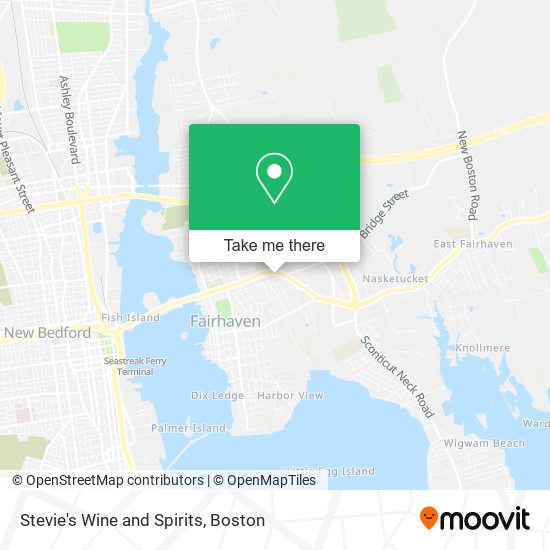 Stevie's Wine and Spirits map