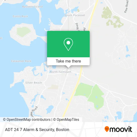 ADT 24 7 Alarm & Security map