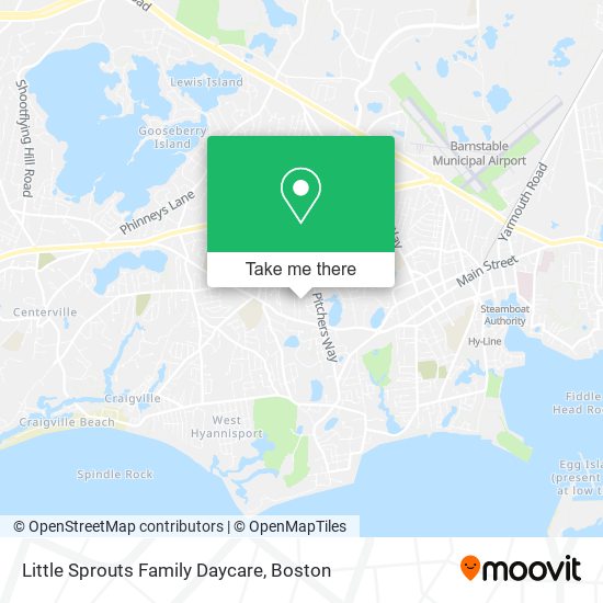 Mapa de Little Sprouts Family Daycare