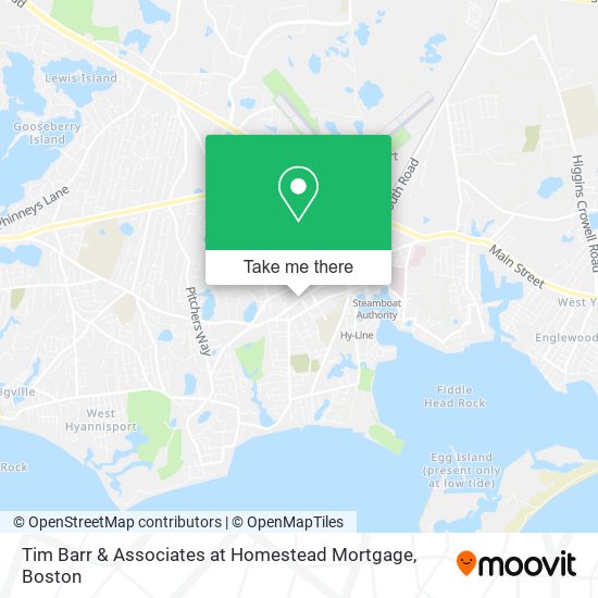 Tim Barr & Associates at Homestead Mortgage map