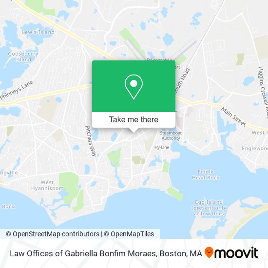 Mapa de Law Offices of Gabriella Bonfim Moraes