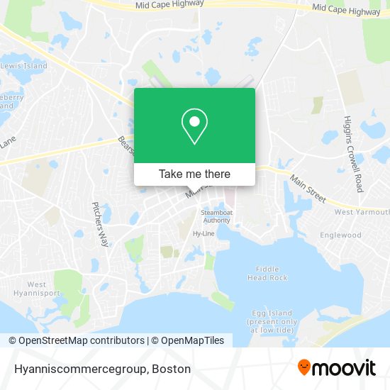 Hyanniscommercegroup map