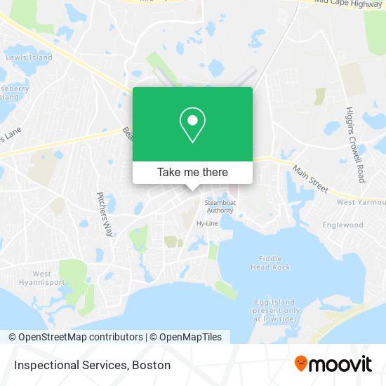 Mapa de Inspectional Services