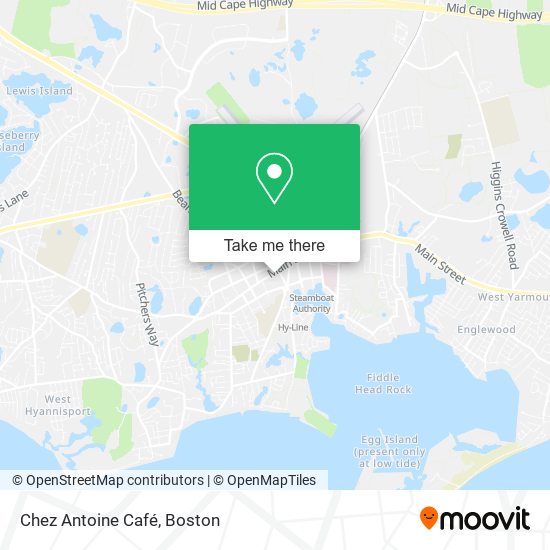 Mapa de Chez Antoine Café