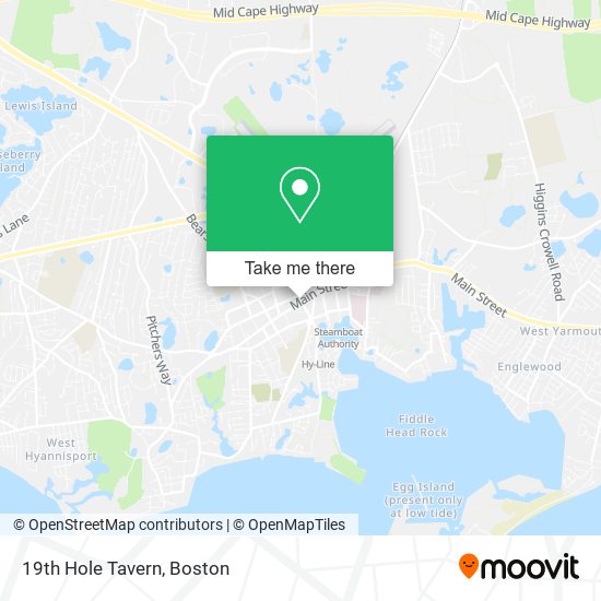 Mapa de 19th Hole Tavern