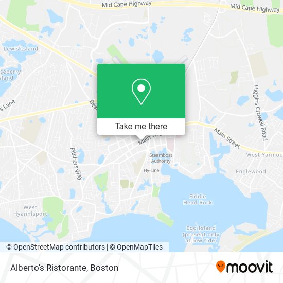 Mapa de Alberto's Ristorante