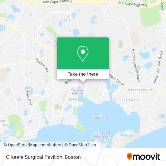 O'Keefe Surgical Pavilion map