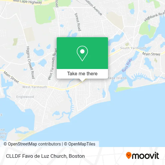 CLLDF Favo de Luz Church map