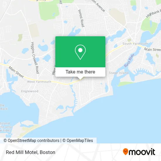 Red Mill Motel map