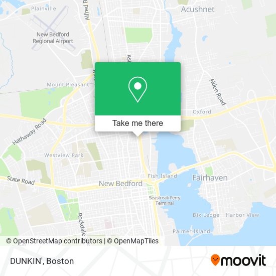 DUNKIN' map