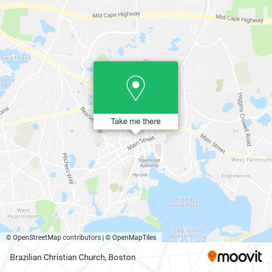 Brazilian Christian Church map
