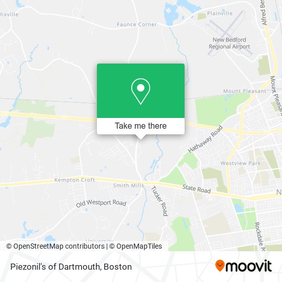 Mapa de Piezonil's of Dartmouth
