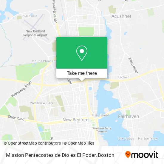 Mapa de Mission Pentecostes de Dio es El Poder